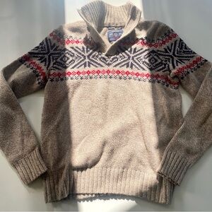 Vintage American Eagle Tan Athletic Fit Sweater, XS